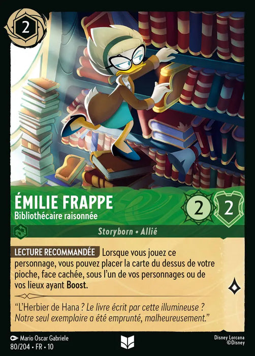 Émilie Frappe - Bibliothécaire raisonnée (80/204) - LDLP - Inhabituelle - Cold Foil