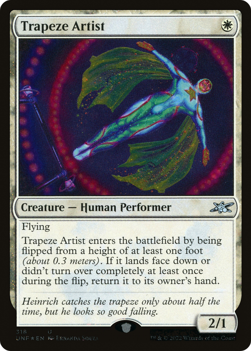 Trapeze Artist (UNF-318) - uncommon - Foil
