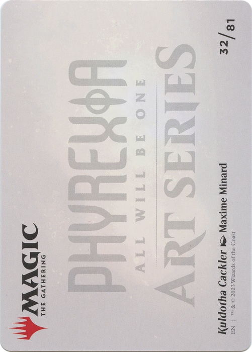 Kuldotha Cackler // Kuldotha Cackler (AONE-032) - common (Borderless) - Foil