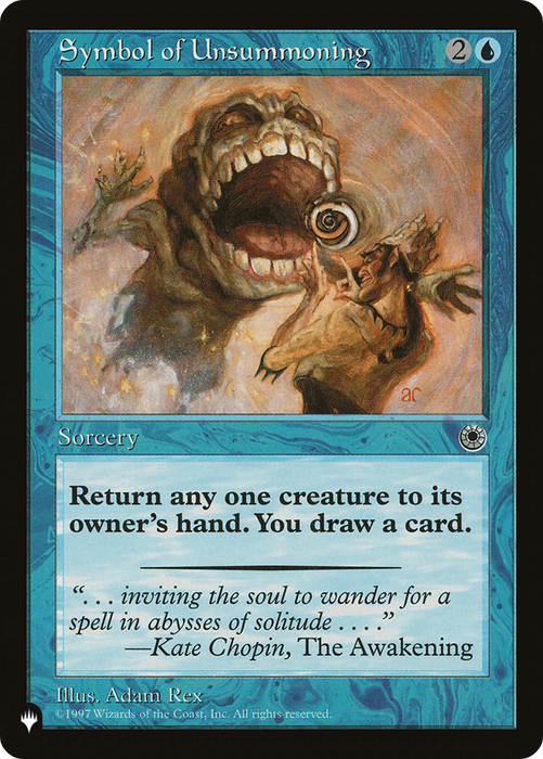 Symbol of Unsummoning (LIST-POR-70) - common