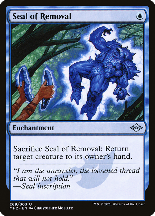 Seal of Removal (MH2-269) - uncommon - Etched Foil