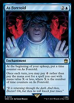 As Foretold (WHO-214) - rare - Foil