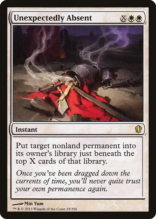 Unexpectedly Absent (C13-025) - rare