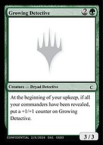 Growing Detective (UNK-CG03B) - common