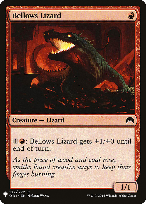 Bellows Lizard (LIST-ORI-132) - common