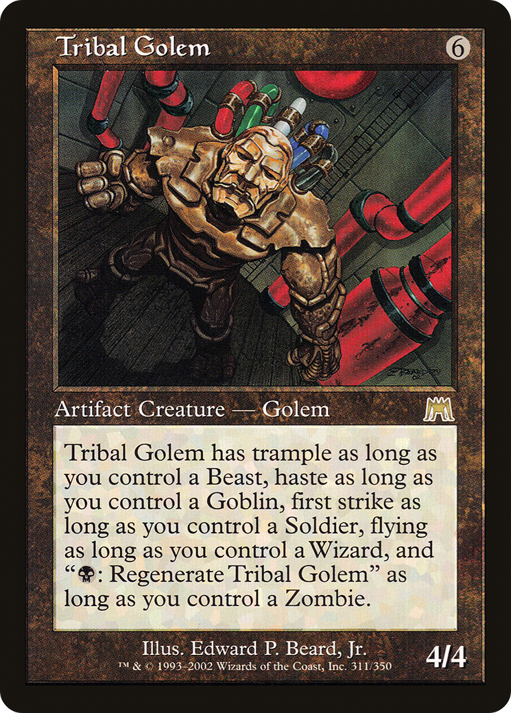 Tribal Golem (ONS-311) - rare