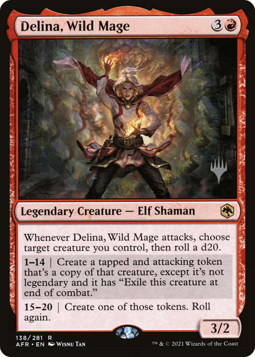 Delina, Wild Mage (PPAFR-138P) - rare