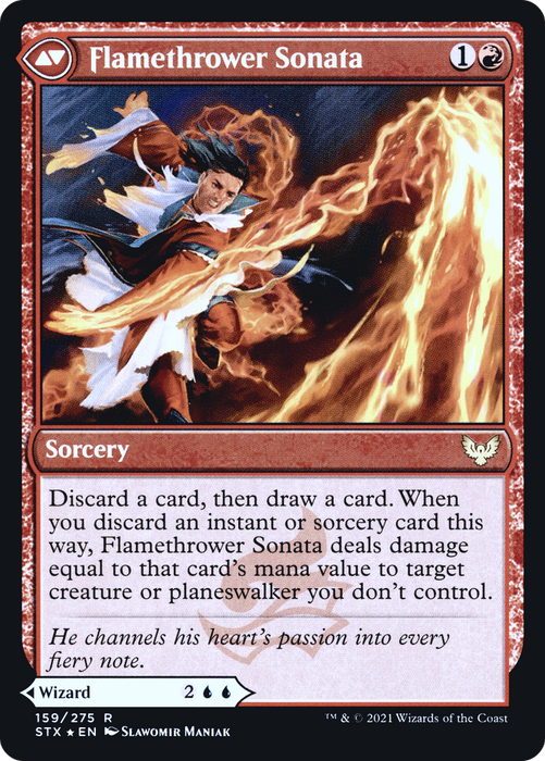 Torrent Sculptor // Flamethrower Sonata (PRE-159S) - rare - Foil