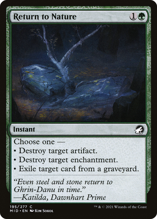 Return to Nature (MID-195) - common - Foil
