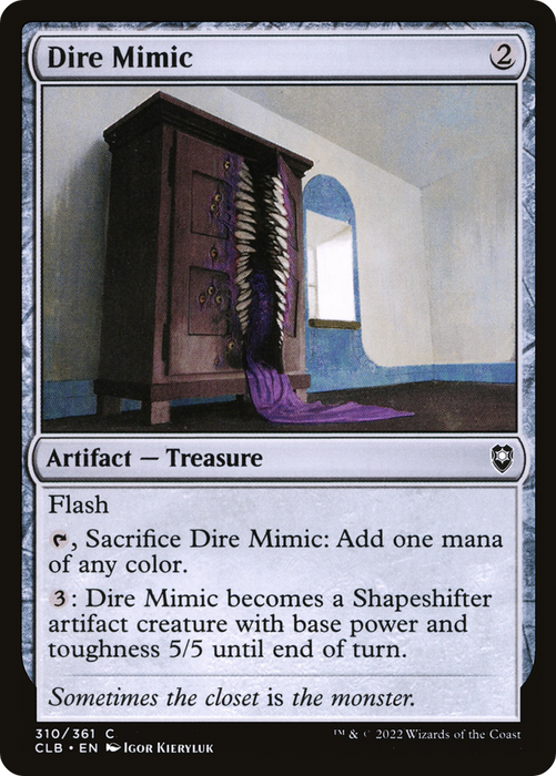 Dire Mimic (CLB-310) - common - Foil