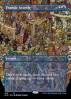 Frantic Search (SLD-228) - rare (Borderless)