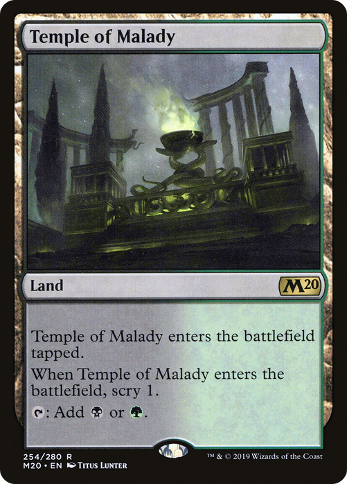 Temple of Malady (M20-254) - rare