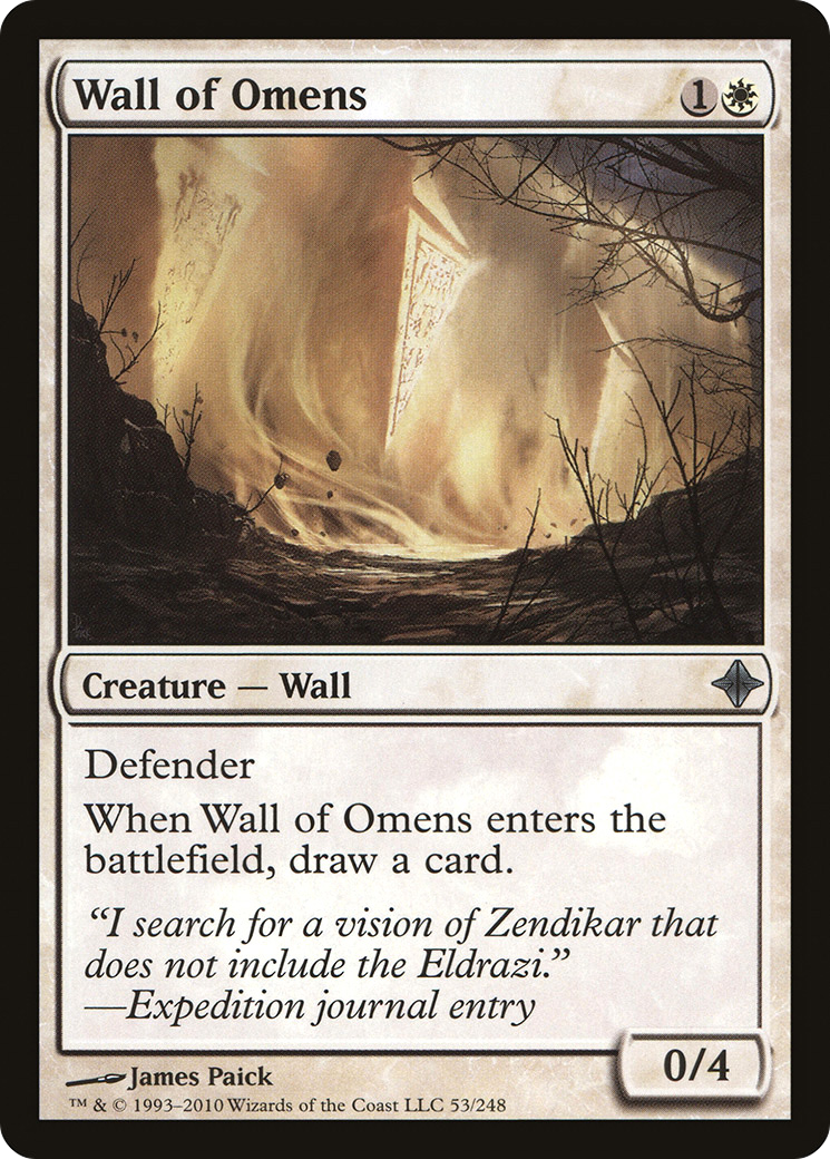 Wall of Omens (ROE-053) - uncommon - Foil