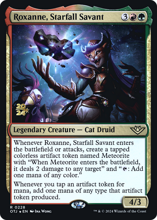 Roxanne, Starfall Savant (PRE-228S) - rare - Foil