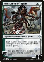 Huatli, the Sun's Heart (PRE-230S) - uncommon - Foil