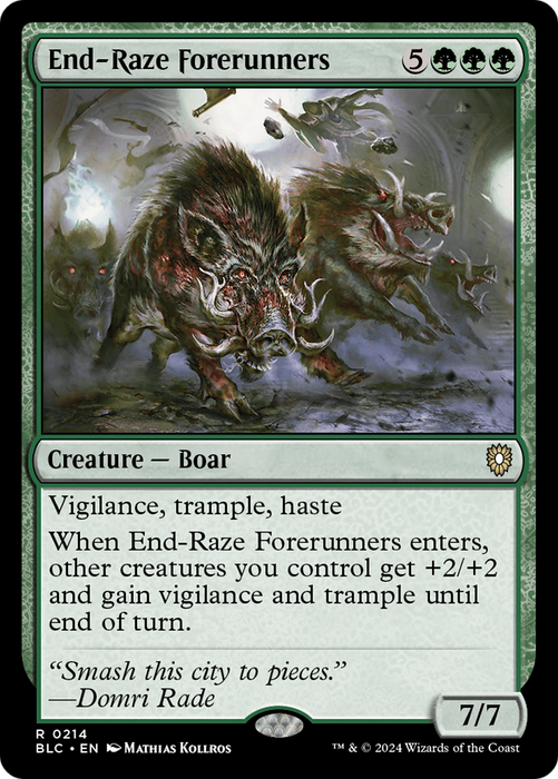 End-Raze Forerunners (BLC-214) - rare
