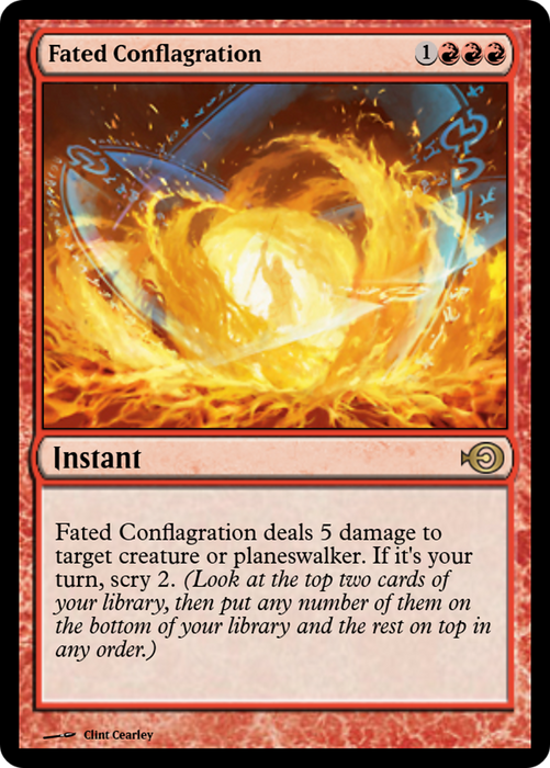 Fated Conflagration (PRM-51922) - rare - Foil