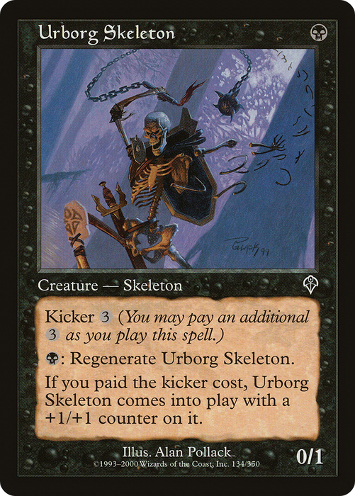 Urborg Skeleton (INV-134) - common - Foil