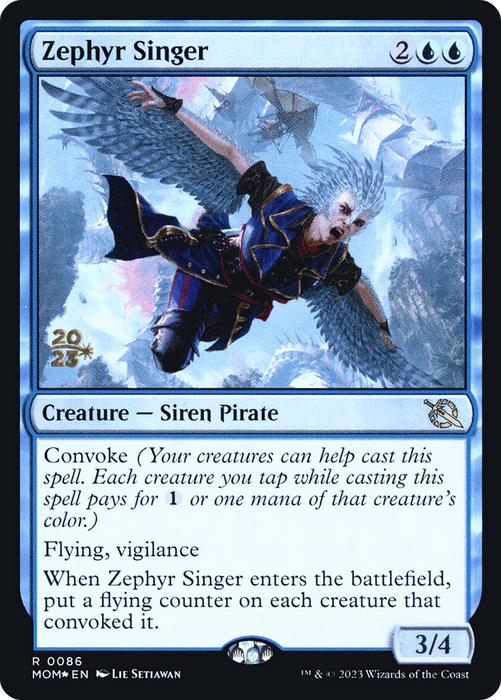 Zephyr Singer (PRE-86S) - rare - Foil
