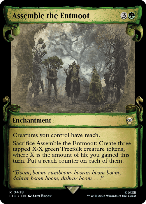 Assemble the Entmoot (LTC-438) - rare: (Showcase)