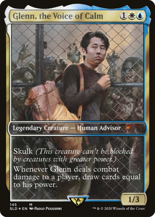 Gregor, Shrewd Magistrate (SLD-145) - mythic / Glenn, the Voice of Calm - Foil