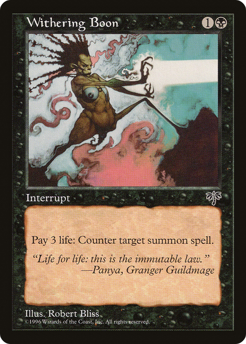 Withering Boon (MIR-152) - uncommon