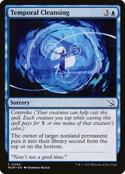 Temporal Cleansing (MOM-080) - common - Foil