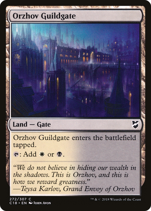 Orzhov Guildgate (C18-272) - common
