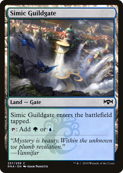 Simic Guildgate (RNA-257) - common - Foil