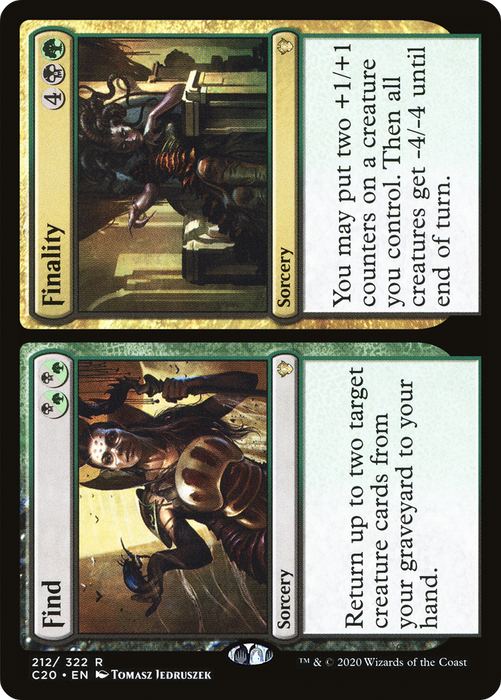 Find // Finality (C20-212) - rare