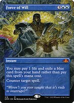 Force of Will (DMR-418) - mythic (Borderless) - Foil