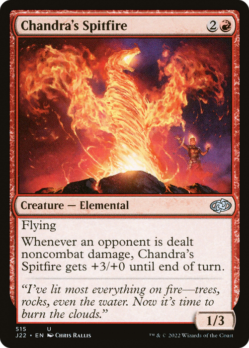 Chandra's Spitfire (J22-515) - uncommon