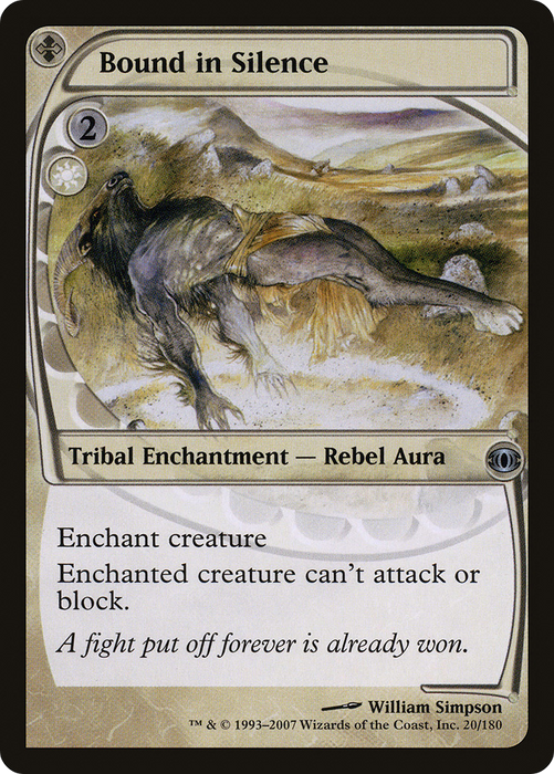 Bound in Silence (FUT-020) - uncommon - Foil