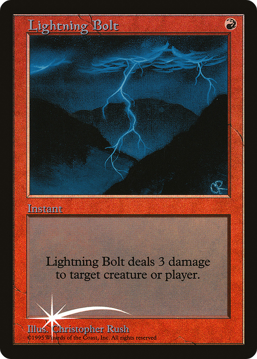 Lightning Bolt (JDG-001) - rare - Foil