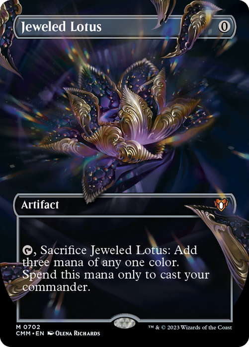Jeweled Lotus (CMM-702) - mythic (Borderless) - Foil