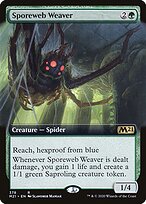 Sporeweb Weaver (M21-378) - rare: (Extended Art)