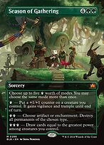 Season of Gathering (BLB-286) - mythic: (Showcase) (Borderless) - Foil