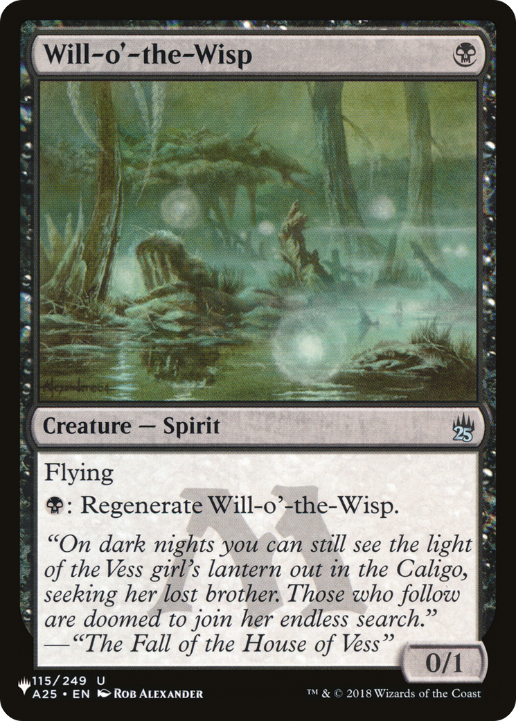Will-o'-the-Wisp (PLST-A25-115) - uncommon
