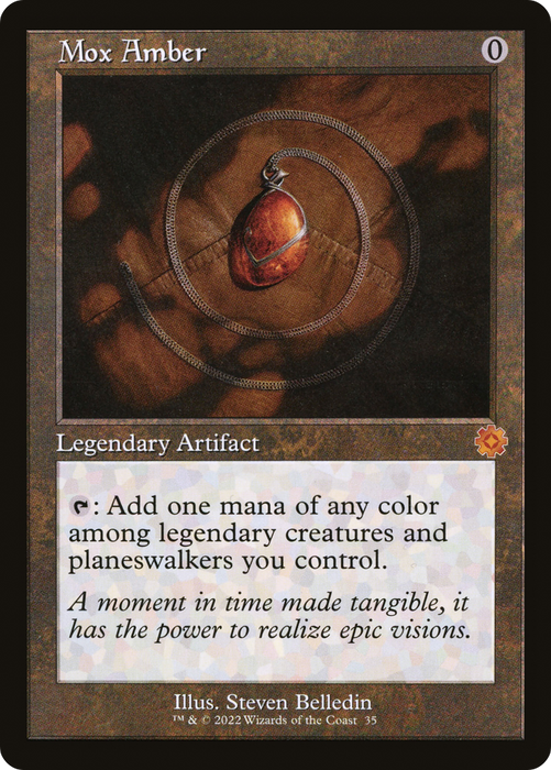 Mox Amber (BRR-035) - mythic - Foil