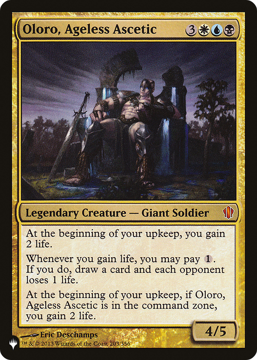 Oloro, Ageless Ascetic (LIST-C13-203) - mythic