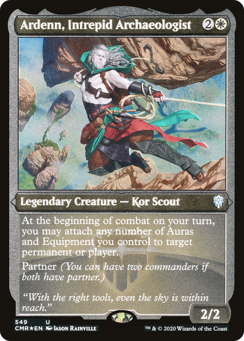 Ardenn, Intrepid Archaeologist (CMR-549) - uncommon - Etched Foil
