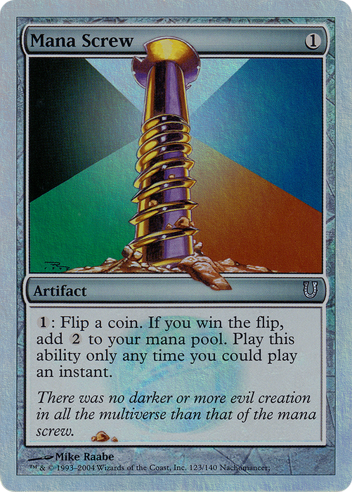 Mana Screw (UNH-123★) - uncommon - Foil