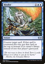 Hinder (2XM-054) - uncommon - Foil