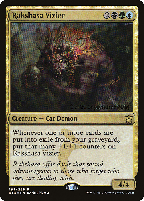 Rakshasa Vizier (PRE-193S) - rare - Foil