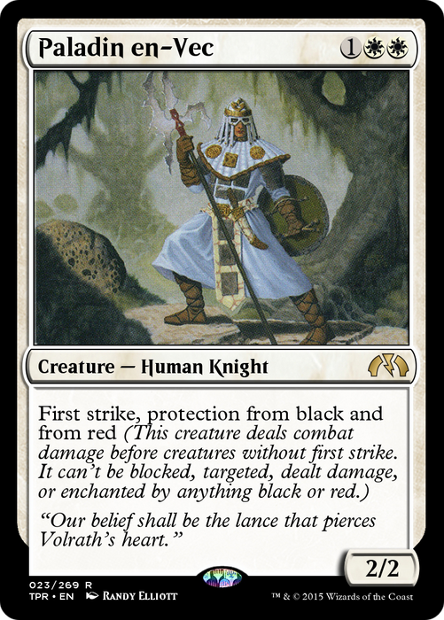 Paladin en-Vec (TPR-023) - rare - Foil