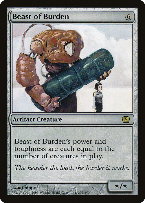 Beast of Burden (8ED-292★) - rare - Foil