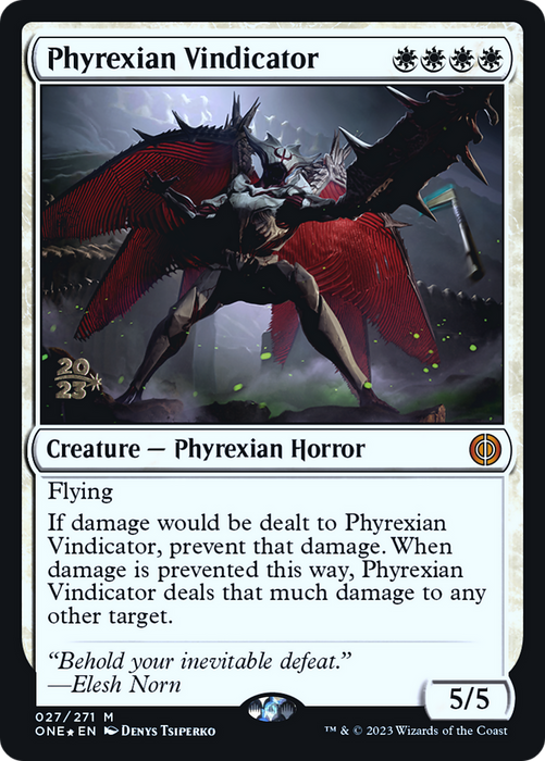 Phyrexian Vindicator (PRE-27S) - mythic - Foil