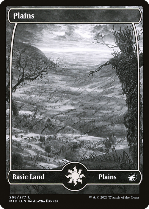 Plains (MID-268) - common: (Full Art, Showcase)