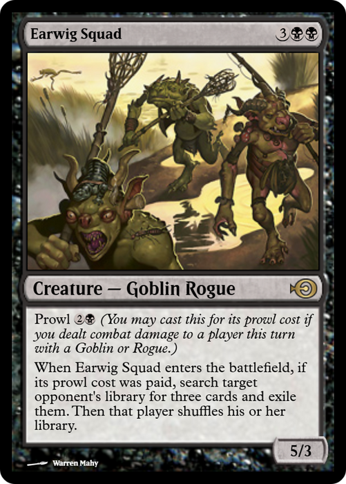Earwig Squad (PRM-32539) - rare - Foil