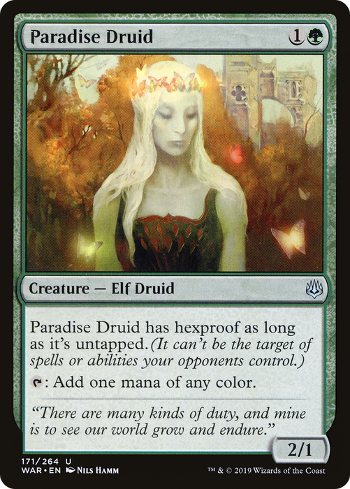 Paradise Druid (WAR-171) - uncommon - Foil